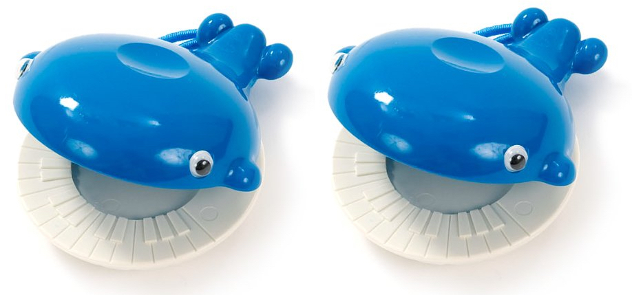 Castanets - pair of blue whales